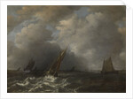Storm on the Meuse River by Hendrick Martensz. Sorgh