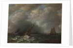 Storm on the Meuse River by Hendrick Martensz. Sorgh