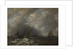 Storm on the Meuse River by Hendrick Martensz. Sorgh