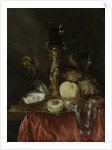 Still Life with Silver-gilt Bekerschroef with Roemer by Abraham Hendricksz. van Beyeren