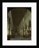 Interior of the Oude Kerk in Delft from the Choir toward the Portal by Cornelis de Man