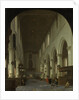 Interior of the Oude Kerk in Delft from the Choir toward the Portal by Cornelis de Man