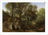View in the Park of the Villa Chigi at Ariccia by Abraham Teerlink