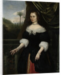 Portrait of Dina Lems, Wife of Jan Valckenburgh by Daniel Vertangen