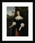 Portrait of Dina Lems, Wife of Jan Valckenburgh by Daniel Vertangen