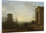 Harbour at Sunrise, Gellée, Le Lorrain by Claude