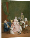 Portrait of a Venetian Family with a Manservant Serving Coffee by Pietro Longhi