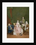 Portrait of a Venetian Family with a Manservant Serving Coffee by Pietro Longhi
