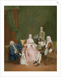Portrait of a Venetian Family with a Manservant Serving Coffee by Pietro Longhi