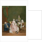 Portrait of a Venetian Family with a Manservant Serving Coffee by Pietro Longhi
