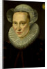 Portrait of Grietje Pietersdr Codde, died 1607, Wife of Jacob Bas by Adriaen Thomasz. Key