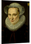 Portrait of Grietje Pietersdr Codde, died 1607, Wife of Jacob Bas by Adriaen Thomasz. Key