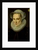 Portrait of Grietje Pietersdr Codde, died 1607, Wife of Jacob Bas by Adriaen Thomasz. Key