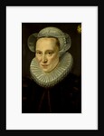 Portrait of Grietje Pietersdr Codde, died 1607, Wife of Jacob Bas by Adriaen Thomasz. Key