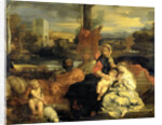 Marriage of Saint Catherine by Follower of Sébastien Bourdon