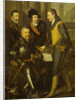 Group Portrait of the four Brothers of William I, Prince of Orange: the Counts of Nassau Jan, Hendrik, Adolf, and Louis by Workshop of Wybrand de Geest