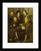 Group Portrait of the four Brothers of William I, Prince of Orange: the Counts of Nassau Jan, Hendrik, Adolf, and Louis by Workshop of Wybrand de Geest