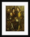 Group Portrait of the four Brothers of William I, Prince of Orange: the Counts of Nassau Jan, Hendrik, Adolf, and Louis by Workshop of Wybrand de Geest