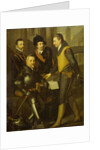 Group Portrait of the four Brothers of William I, Prince of Orange: the Counts of Nassau Jan, Hendrik, Adolf, and Louis by Workshop of Wybrand de Geest