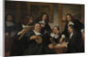 The Syndics of the Guild of Saint Luke in Haarlem, 1675, The Netherlands by Jan de Bray