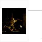 A Dog and a Cat near a partially disembowelled Deer by Jan Baptist Weenix