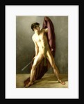 Warrior with Sword Drawn by Joannes Echarius Carolus Alberti