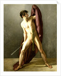 Warrior with Sword Drawn by Joannes Echarius Carolus Alberti