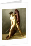 Warrior with Sword Drawn by Joannes Echarius Carolus Alberti