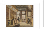 The Shop of the Bookdealer Pieter Meijer Warnars on the Vijgendam in Amsterdam, The Netherlands by Johannes Jelgerhuis