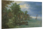 View of a Village along a River by Jan Brueghel I