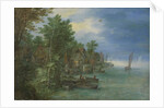 View of a Village along a River by Jan Brueghel I