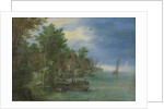 View of a Village along a River by Jan Brueghel I