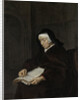 Old Woman Meditating by Gabriël Metsu