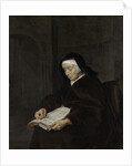 Old Woman Meditating by Gabriël Metsu