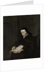 Old Woman Meditating by Gabriël Metsu