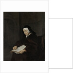 Old Woman Meditating by Gabriël Metsu