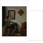 A Writer Trimming his Pen by Jan Ekels II