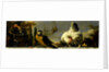 Birds on a Balustrade by Melchior d' Hondecoeter