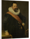 Portrait of Jochem Hendricksz. Swartenhont, Lieutenant-Admiral of Holland, Husband of Elisabeth Bas by Nicolaes Eliasz. Pickenoy