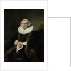Portrait of an Old Lady, Possibly Elisabeth Bas by Ferdinand Bol