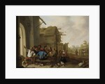 Figures before a Village Inn by Cornelis Saftleven