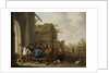 Figures before a Village Inn by Cornelis Saftleven