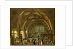 Large Hall in the Prague Hradschin Castle by Anonymous