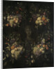 Marble Bust surrounded by a Festoon of Fruit by Jan Frans van Son