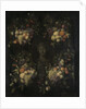 Marble Bust surrounded by a Festoon of Fruit by Jan Frans van Son