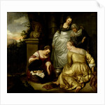 The Daughters of Cecrops, King of Attica, Find Erichthonius by Hendrick Heerschop