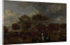 Farmstead with the Gentleman Farmer and his Wife and the Painter in the foreground by Jan Pietersz Opperdoes