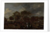Farmstead with the Gentleman Farmer and his Wife and the Painter in the foreground by Jan Pietersz Opperdoes