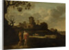 Arcadian Landscape with Shepherds and Cows by Dirck Dalens I