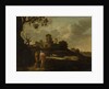 Arcadian Landscape with Shepherds and Cows by Dirck Dalens I